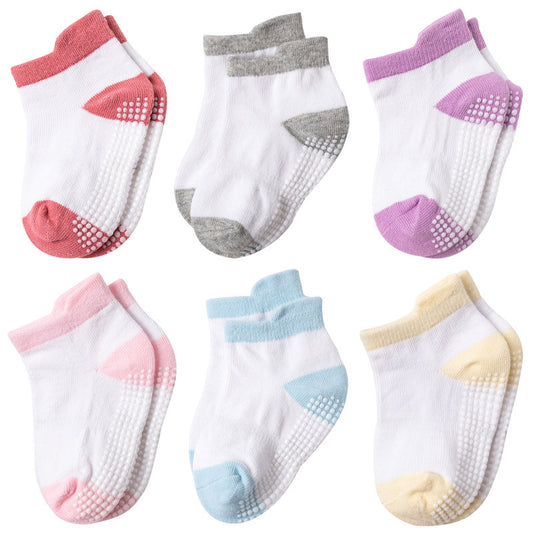 Fashion Simple Non-slip Dispensing Children's Socks